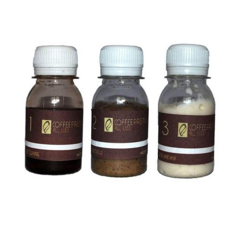Набір кератину Wennoz Brasil (Honma Tokyo) Coffee Premium Keratin. 3х30 г (розлив)