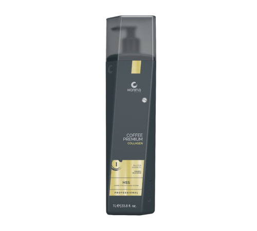 Шампунь Honma Tokyo Coffee Premium Collagen Dilator Shampoo глибокого очищення волосся, 500 г (розлив)