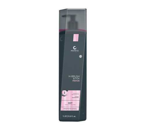 Шампунь Honma Tokyo H-Brush B.Tox Preparation Shampoo для глибокого очищення волосся, 1000 мл (заводська)