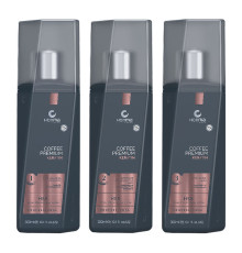 Набір Honma Tokyo Coffee Premium Keratin Intensive шампунь, кератин, маска, 3х300 мл (заводські) 