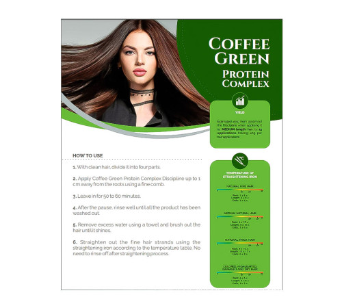 Нанопластика для волосся Honma Tokyo Coffee Green Protein Complex 300 мл (заводська)