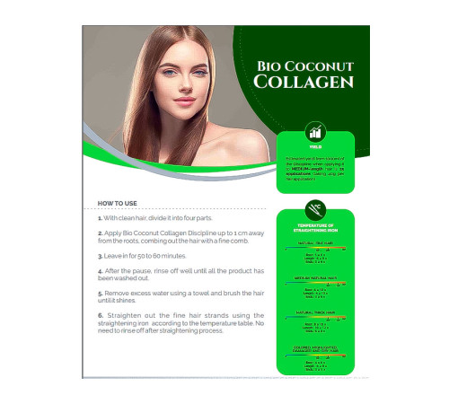 Нанопластика для волосся Honma Tokyo Bio Coconut Collagen, 300 мл (заводська)