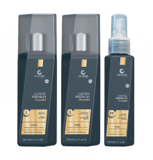 Набір колагену Honma Tokyo Coffee Premium Collagen для випрямлення волосся, 300/300/150 мл (заводські)