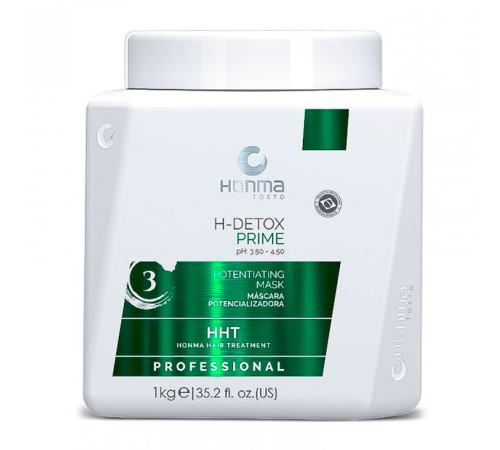 Маска Honma Tokyo H-Detox Prime Potentiating Mask для зволоження та захисту волосся, 100 г (розлив)