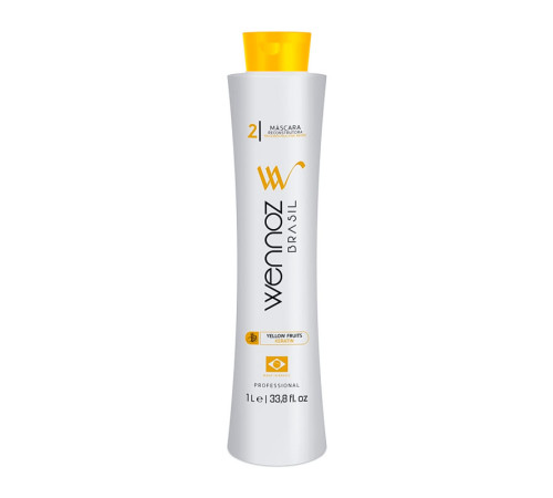 Кератин Wennoz Brasil (Honma Tokyo) Yellow Fruits Keratin (Крок 2) для випрямлення волосся, 1000 мл