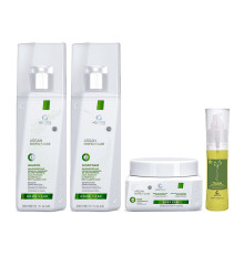 Набір Honma Tokyo Argan Perfect Care шампунь+кондиціонер+маска+масло для фарбованого, тонкого та сухого волосся, 300/300/300/45 мл