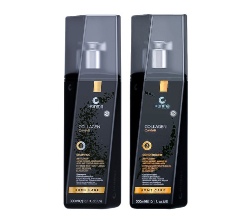 Набір Honma Tokyo Caviar Care DUO-1 для глибокого відновлення волосся шампунь та кондиціонер, 2х300 мл