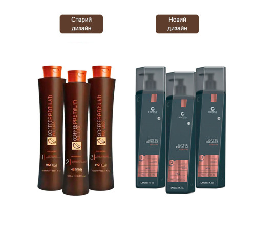 Набір Honma Tokyo Coffee Premium Keratin Intensive шампунь, кератин, маска, 100/200/100 г (розлив)