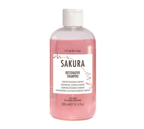 Регенеруючий зволожуючий шампунь Inebrya Sakura Restorative Shampoo