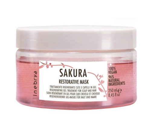 Відновлююча гель-маска для волосся Inebrya Sakura Restorative Mask