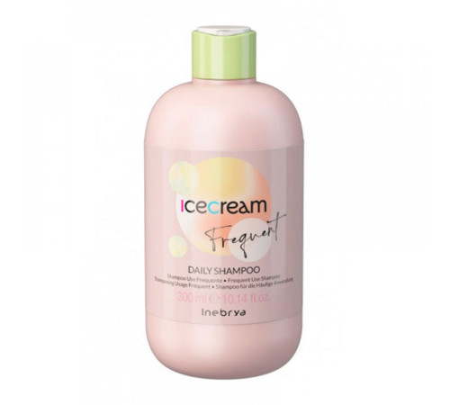 Шампунь Inebrya Frequent Ice Cream Daily Shampoo для ежедневного домашнего ухода, 300 мл