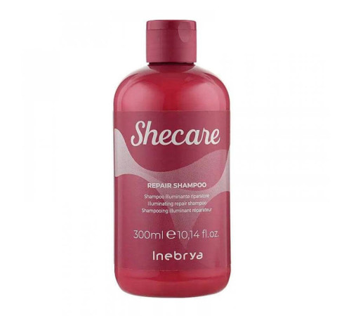 Відновлюючий шампунь Inebrya Shecare repair shampoo для сухого та пошкодженого волосся, 300 мл
