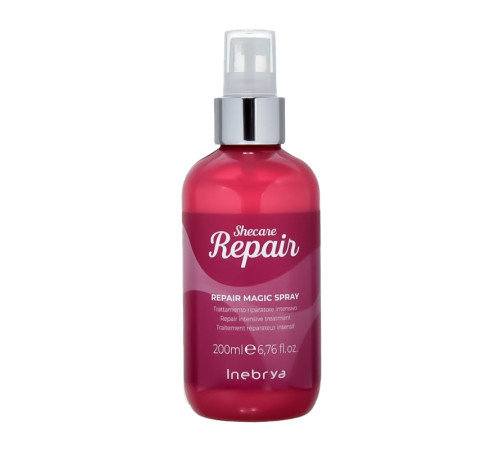 Відновлюючий спрей Inebrya Shecare repair Magic Spray відновлюючий для сухого та пошкодженого волосся (200 мл)