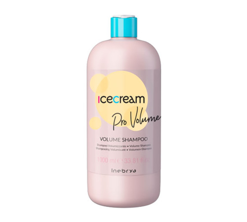 Восстанавливающий шампунь Inebrya Ice Cream Volume Shampoo для тонких волос, 1000 мл