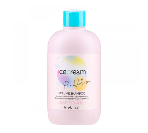 Відновлюючий шампунь Inebrya Ice Cream Volume Shampoo для тонкого волосся, 300 мл