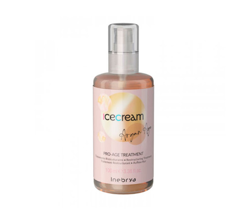 Арганова олійка Inebrya Argan Oil Pro-Age Treatment для посічених кінчиків волосся, 100 мл