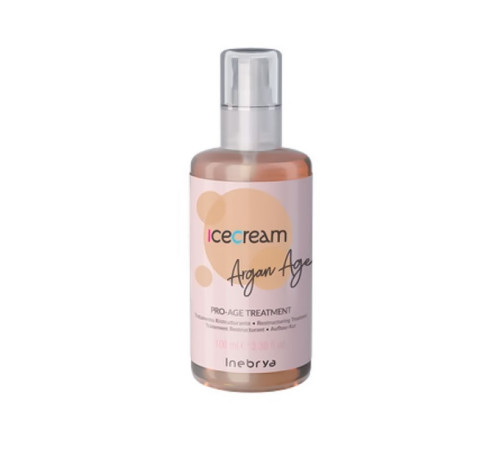 Арганова олійка Inebrya Argan Oil Pro-Age Treatment для посічених кінчиків волосся, 100 мл