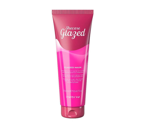 Маска Inebrya Sheсare Glazed Mask для блиску волосся з ефектом глазурування, 250 мл