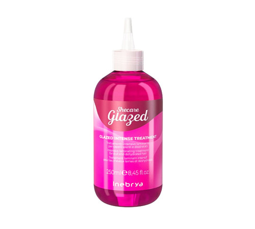 Крем-догляд Inebrya Sheсаre Glazed Intense Treatment для блиску волосся з ефектом глазурування, 250 мл