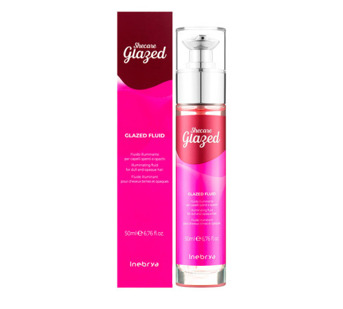 Флюїд Inebrya Sheсаre Glazed Fluid для блиску волосся з ефектом глазурування, 50 мл