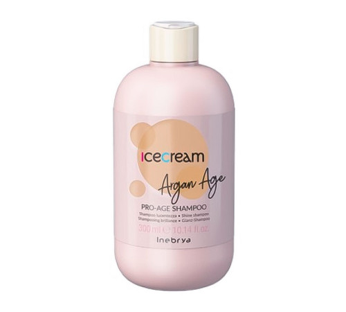 Шампунь Inebrya Argan Oil Pro-Age Shampoo з аргановим маслом для фарбованого волосся, 300 мл