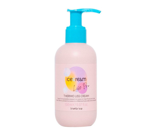 Термозащитный крем Inebrya Ice Cream Liss Pro Thermo Liss Cream для всех типов волос, 150 мл