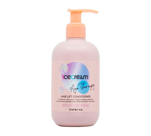 Кондиціонер Inebrya Ice Cream Age Therapy Hair Lift Conditioner для відновлення зрілого, пористого та хімічно обробленого волосся, 300 мл