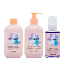 Набір Inebrya Ice Cream Age Therapy Hair Lift TRIO шампунь, кондиціонер, сироватка для відновлення волосся, 2х300/100 мл