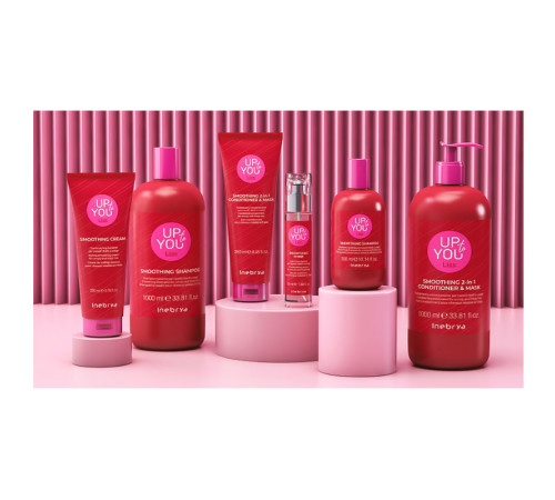 Шампунь Inebrya Up To You Smoothing Shampoo для розгладжування волосся, 300 мл