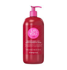 Маска-кондиционер 2 в 1 Inebrya Up To You Smoothing 2-in-1 Conditioner & Mask для разглаживания волос, 1000 мл