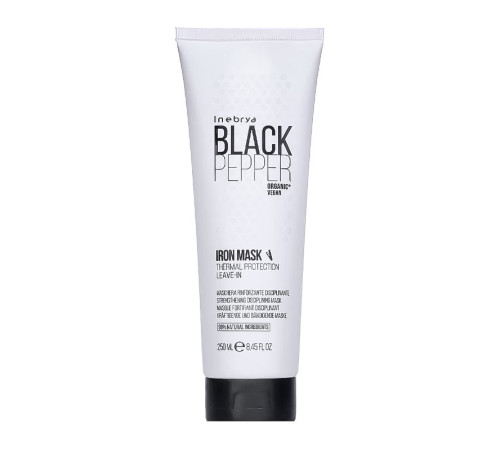 Зміцнювальна маска для неслухняного волосся Inebrya Black Pepper Iron Mask, 1000 мл