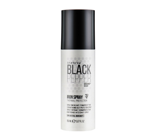 Термозащитный укрепляющий спрей Inebrya Black Pepper Iron Spray, 150 мл