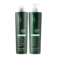Набір Inebrya Green Moisture Gentle зволожуючі шампунь та маска для всіх типів волосся, 2*300 мл