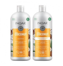 Набор Inoar Bombar Coconut Duo Безсульфатный шампунь и кондиционер