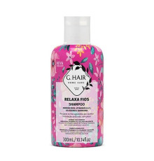 Безсульфатний шампунь Inoar G.Hair Relaxa Fios для пошкодженого та сивого волосся (300 мл)