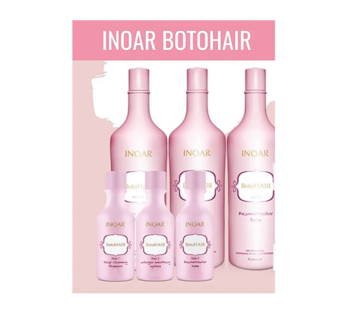 Набір ботоксу для волосся Inoar BotoHair, 30/15/30 г (розлив)