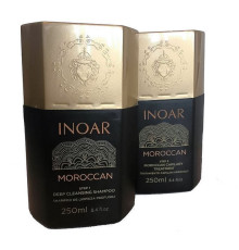 Набір Inoar Moroccan для кератинового випрямлення волосся, 2х250 мл (заводські)