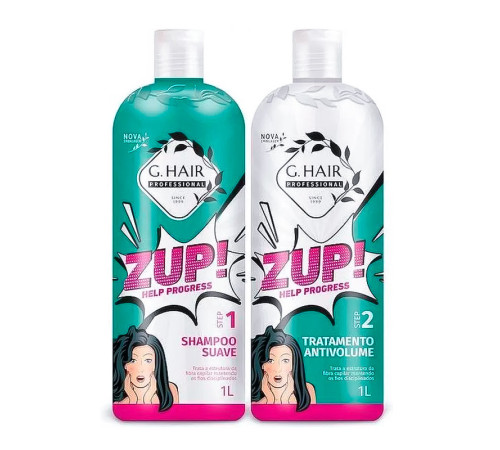 Набір кератину для волосся Inoar G.Hair Zup, 2х500 г (розлив)