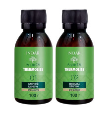 Набір Inoar Argan Oil Thermoliss для кератинового випрямлення волосся, 2х100 г (розлив)