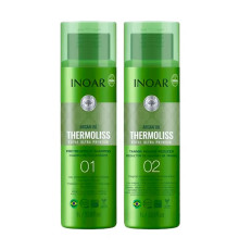 Набір Inoar Argan Oil Thermoliss для кератинового випрямлення волосся, 2х500 г (розлив)