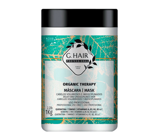 Ботокс для волосся Inoar G.HAIR B-tox Organic Therapy, 1000 мл (заводська)