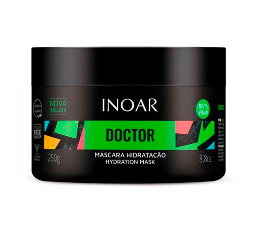 Зволожуюча маска для волосся Inoar Doctor Hydration Mask 250 г