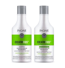 Набор Inoar Cicatrifios Duo шампунь и кондиционер, 2х250 мл