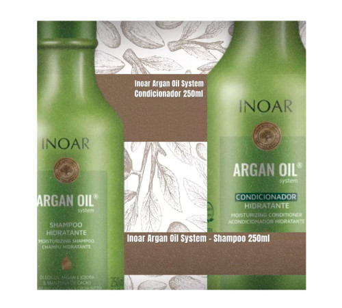 Набір Duo Inoar Argan Oil для зволоження волосся