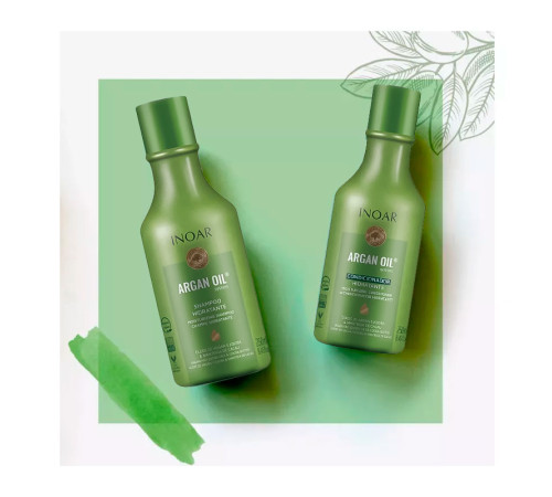 Набір Duo Inoar Argan Oil для зволоження волосся