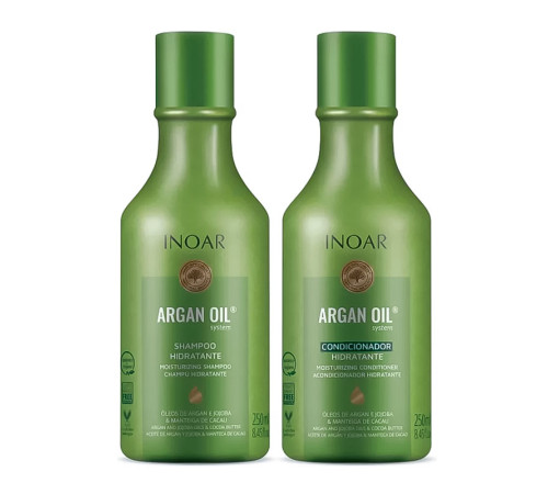Набір Duo Inoar Argan Oil для зволоження волосся