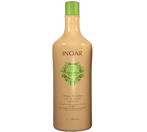 Шампунь Inoar Macadamia безсульфатний