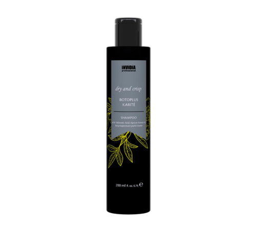 Шампунь Invidia Botoplus Karite Shampoo для пористых и вьющихся волос с маслом ши (EIN2046), 200 мл (заводская)