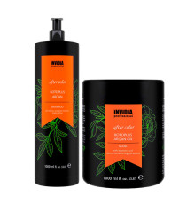 Набір Invidia Botoplus Argan шампунь і маска для фарбованого волосся (EIN2049/EIN2051), 2х1000 мл (заводські)