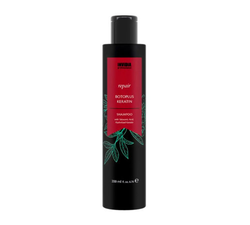 Шампунь восстанавливающий Invidia Botoplus Keratin Shampoo для поврежденных волос с кератином (EIN2042) 200 мл